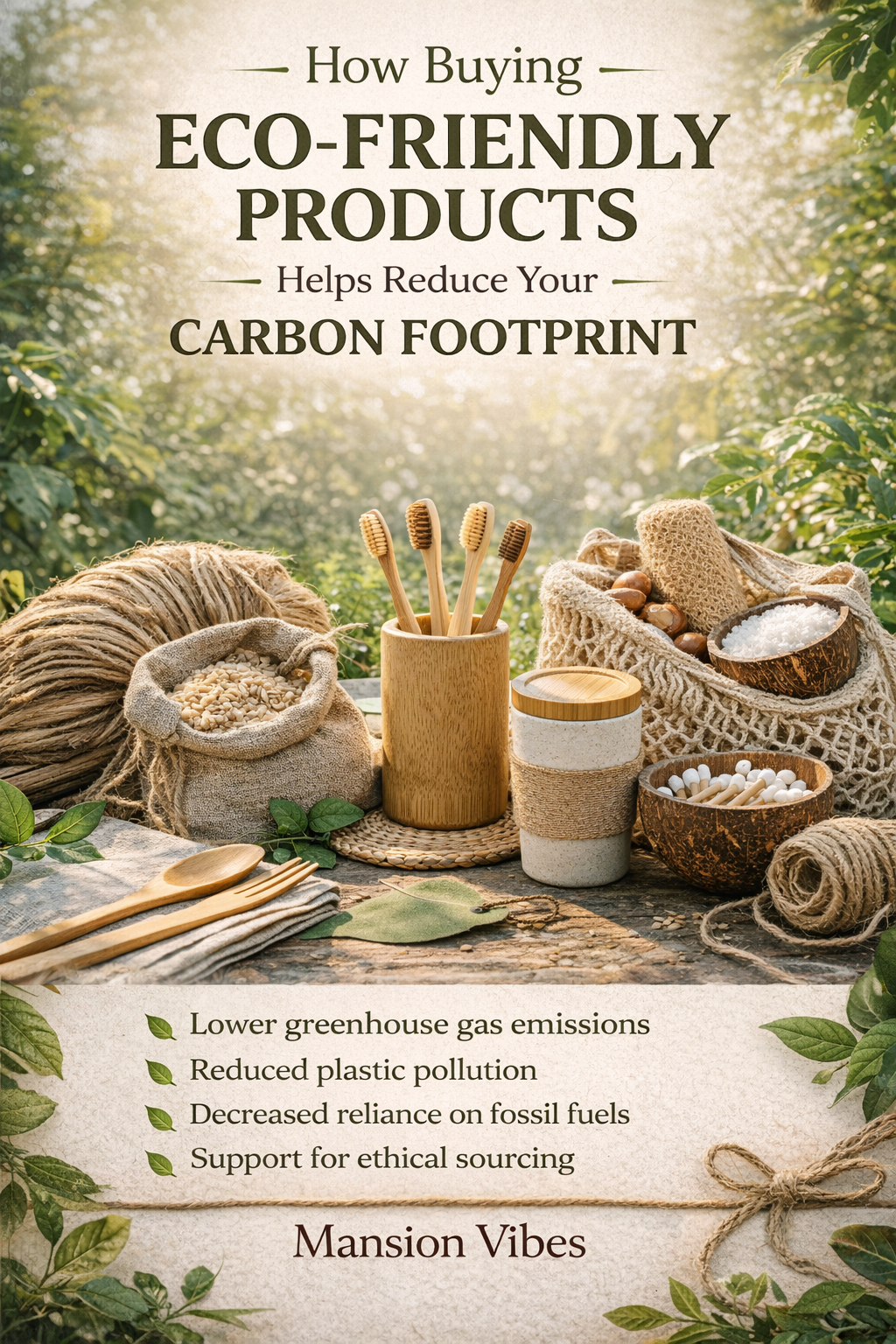 How Buying Eco-Friendly Products Helps Reduce Your Carbon Footprint